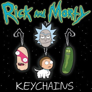 Rick and Morty 2-D Figure Keychains 2" Capsules Product Image