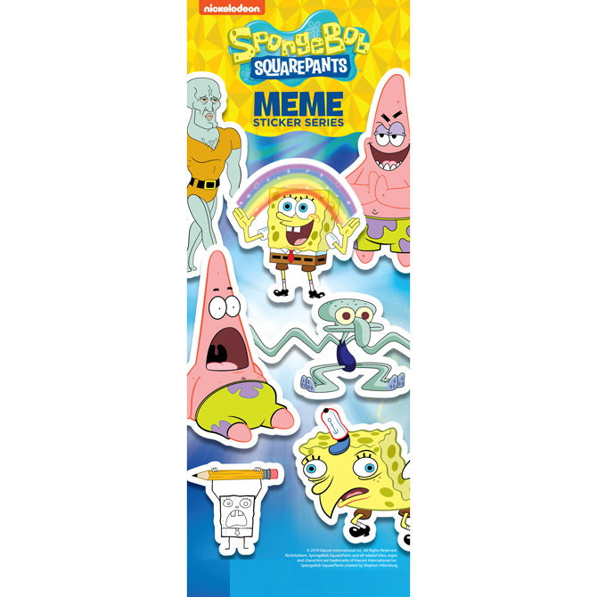 SpongeBob Squarepants Meme Stickers Product Display Front