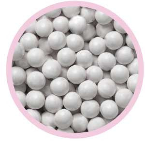 white gumballs