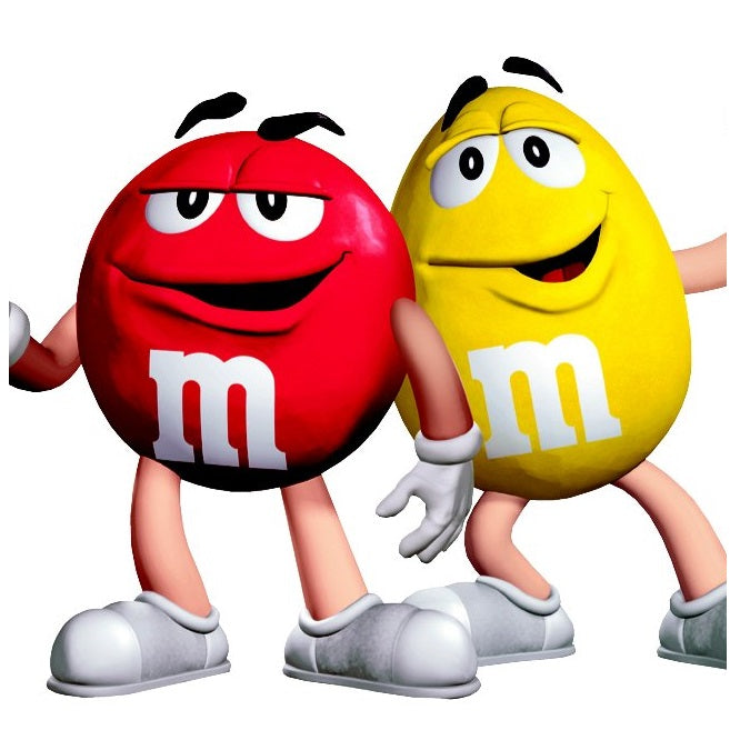 M&Ms Yellow Character M&M's Dispenser In Original Box
