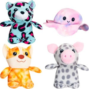 Mini 3in-3.5in Animal Plush Assortment (12pcs)