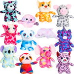 Mini 3in-3.5in Animal Plush Assortment (12pcs)