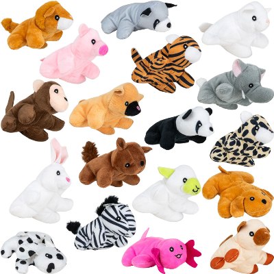 Mini Laying Animal 4in Plush (270pcs)
