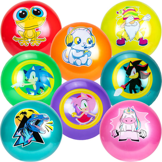 Assorted Mix of 12in Vinyl Balls