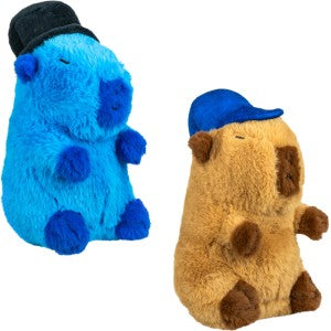Small Capybara w/Hats 8in Plush (1ct.)