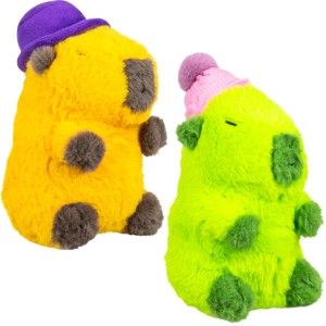 Small Capybara w/Hats 8in Plush (1ct.)