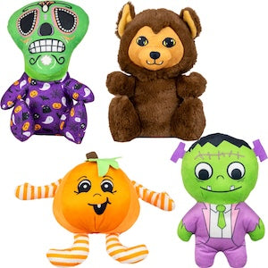 Small 100% Generic Halloween Plush 6in-9in Kit (108 pcs) | Gumball.com