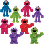 Elmo and Cookie Monster Colors 7in-9in Plush (1ct.)