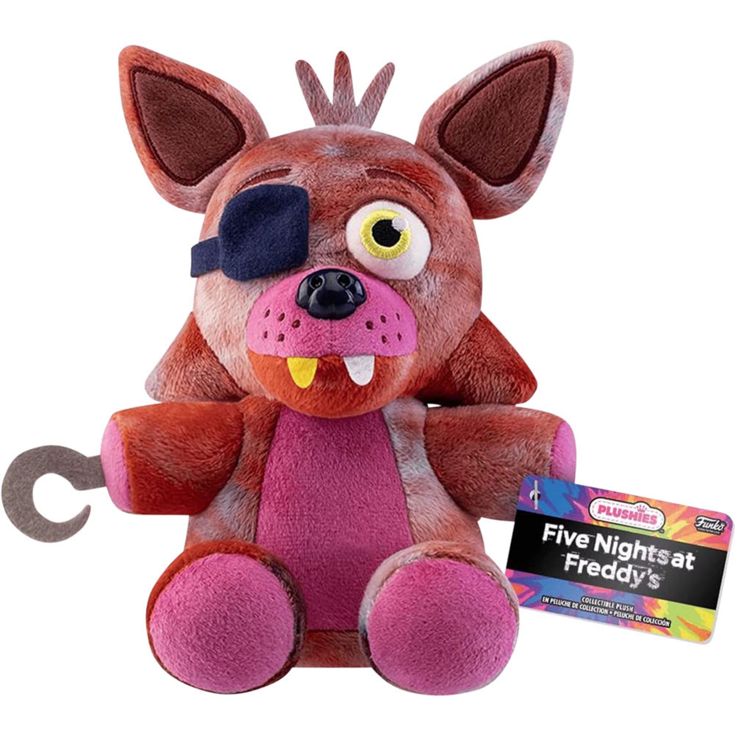 Five Nights At Freddys Tie Dye Foxy 7in Plush (1ct.)