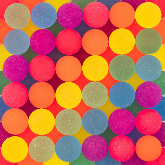 25mm (.98in) Frosty Hi-Bounce Ball Mix