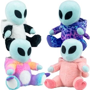Medium Glow-in-the-Dark Aliens in Animal Costumes 10in Asst