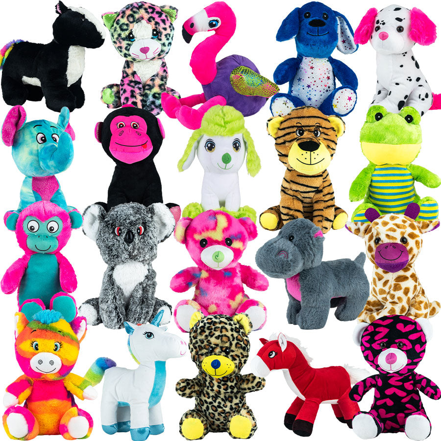 Jumbo Generic Plush 12in-14in Mix