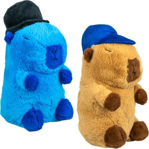Jumbo Capybara w/Hats 14in Plush (1ct.)