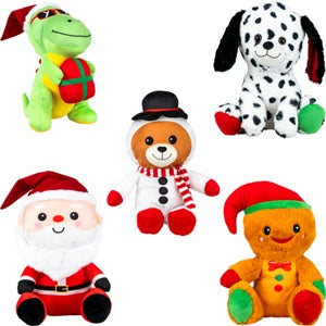 Jumbo 100% Generic 12in-15in Christmas Plush Kit (40 pcs)
