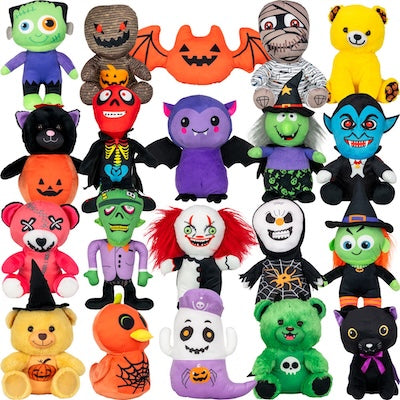 Jumbo 100% Generic Halloween Plush 12in-15in Kit (40pcs)