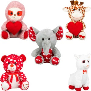 Jumbo 100% Generic 12in Valentines Plush Kit (40 pcs)