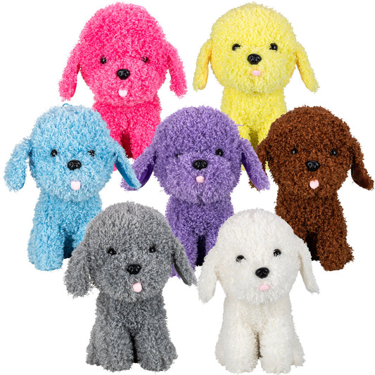 Jumbo Fluffy Poodle (14") Plush Asst