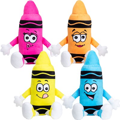 Crayola® Neon Crayon 14in Plush Asst