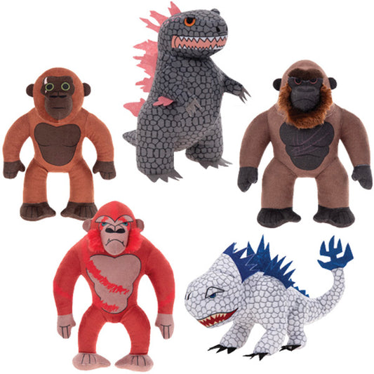 Godzilla vs Kong 10in-12in Plush Asst