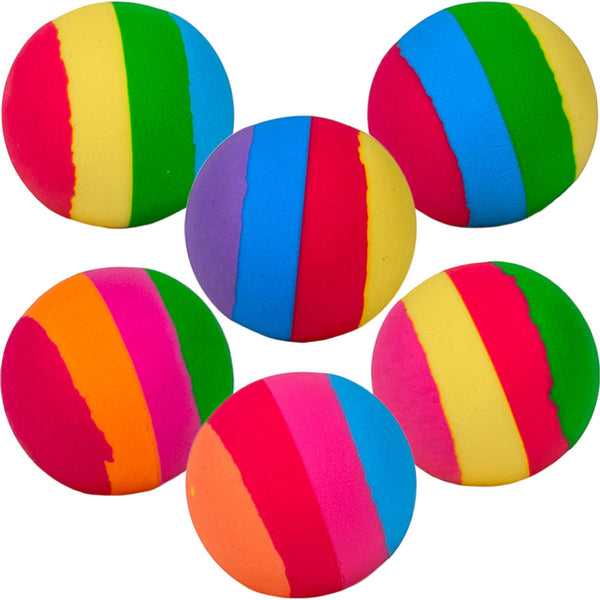 4 color rainbow balls 