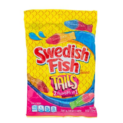 Swedish Fish® Assorted Big Tails Peg 12ct