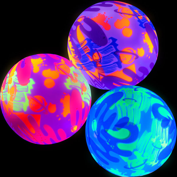 Inflatable 5" Neon Space Balls
