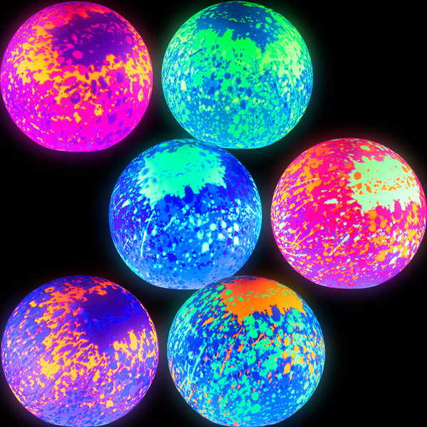 5" Inflatable Neon Graffiti Balls