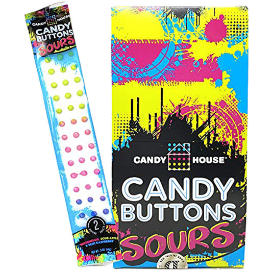 Sour Candy Buttons Display Box