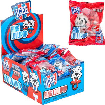 ICEE® Bear Lollipop Rings Display 30ct