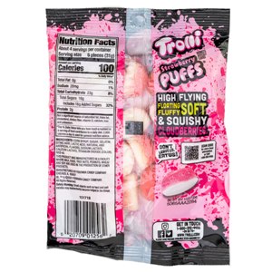Trolli® Peg Bag Strawberry Puff 12ct