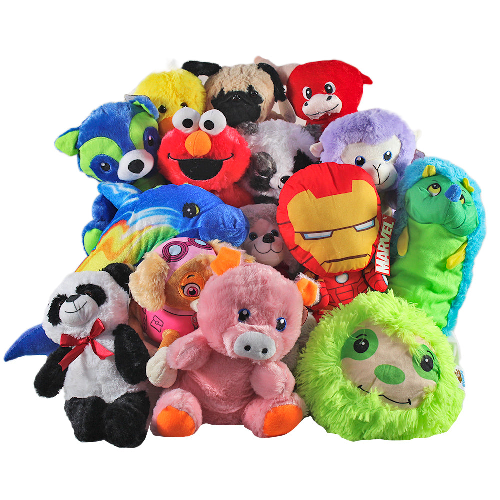 Premium Jumbo Plush Mix 10% Licensed 10"-12" 100ct product image