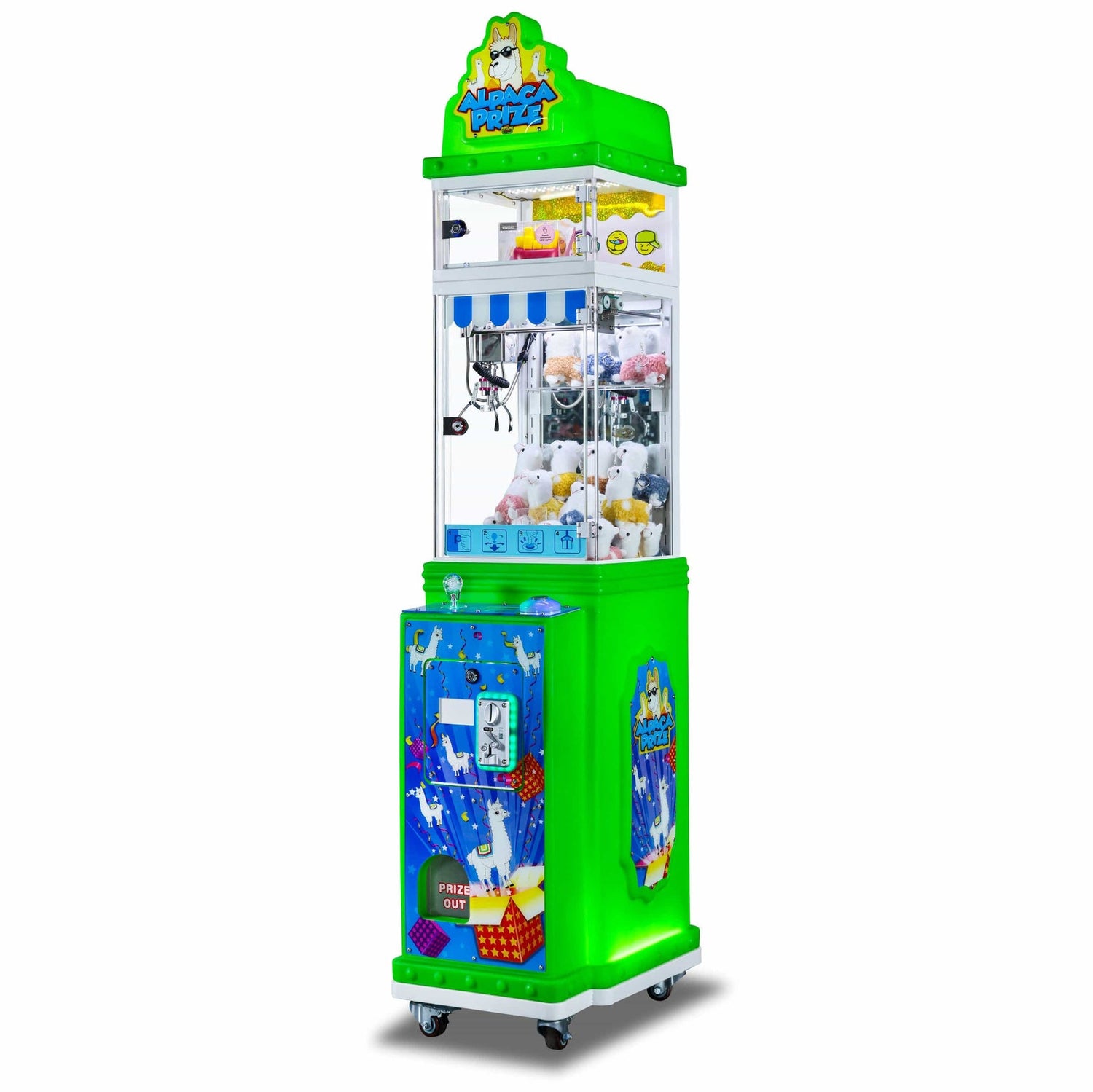 Alpaca Prize 22" Crane Machine Product Image Green