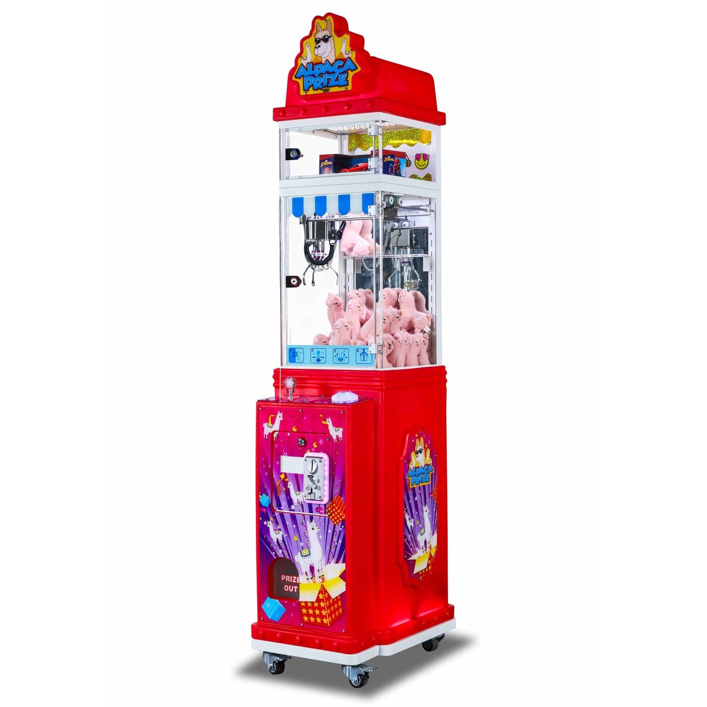 Alpaca Prize 22" Crane Machine Product Image Red