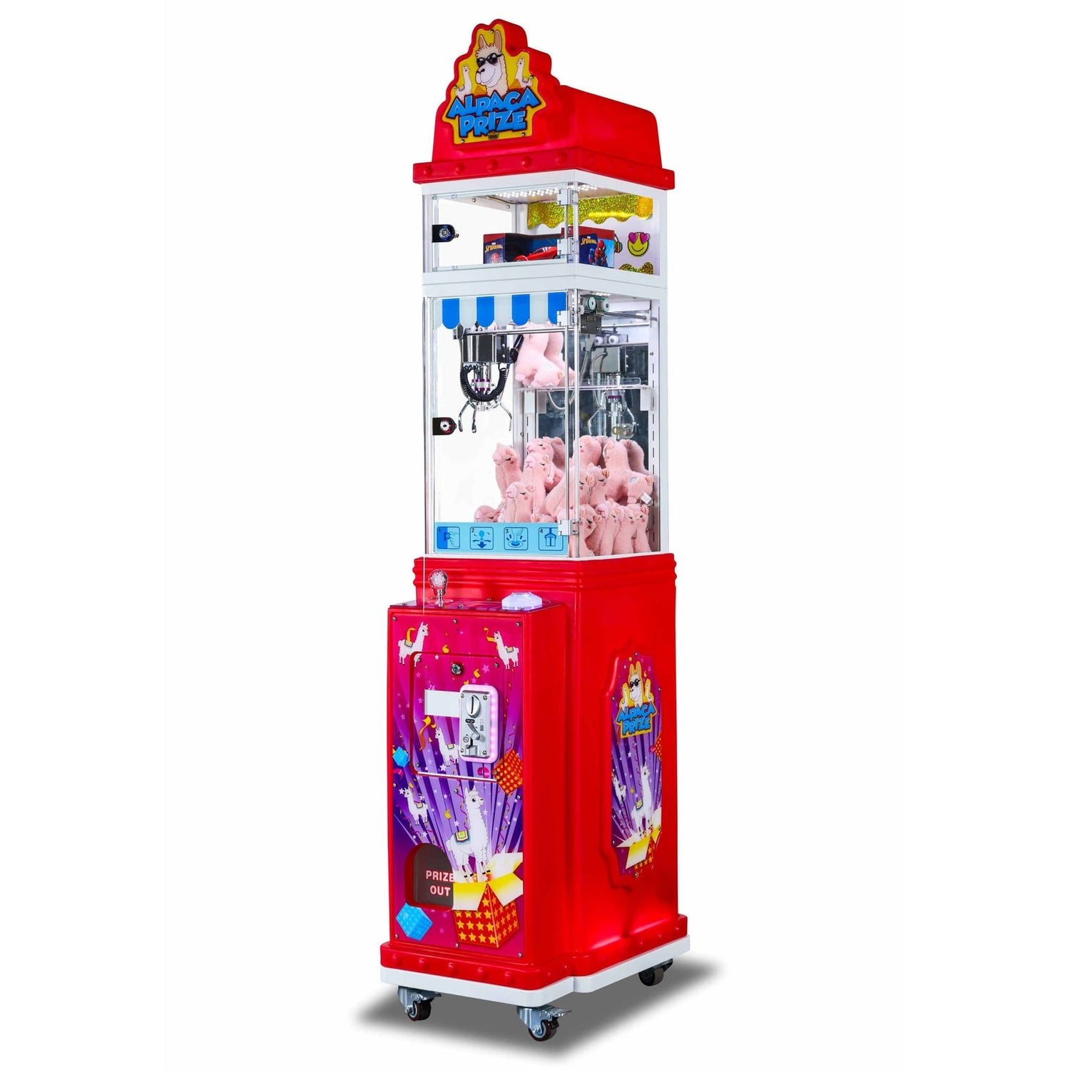 Alpaca Prize 22" Crane Machine Product Image Red