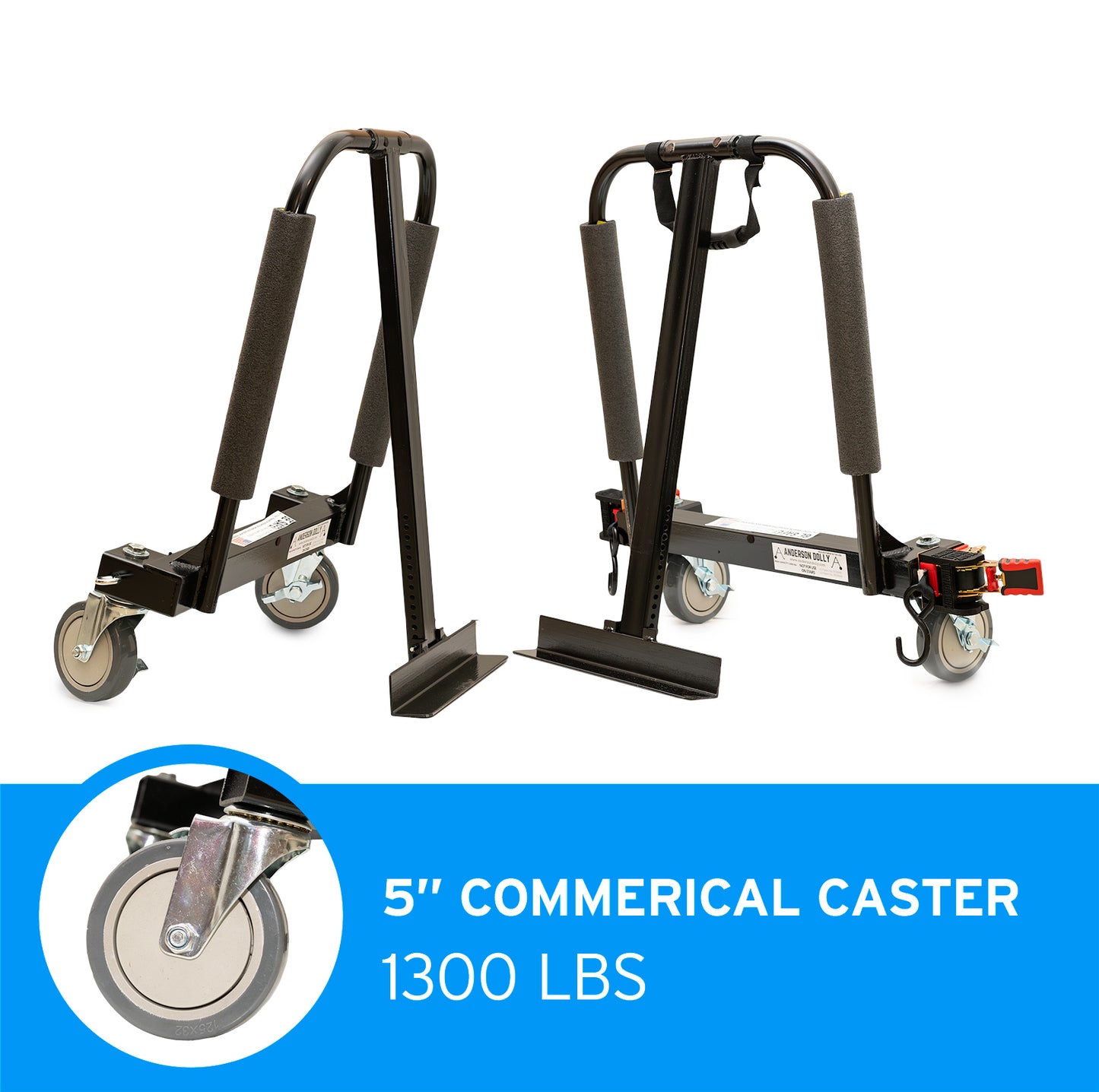Anderson Dolly, Commercial Use - (5 inch Caster / 1,300 pound limit) Product Image