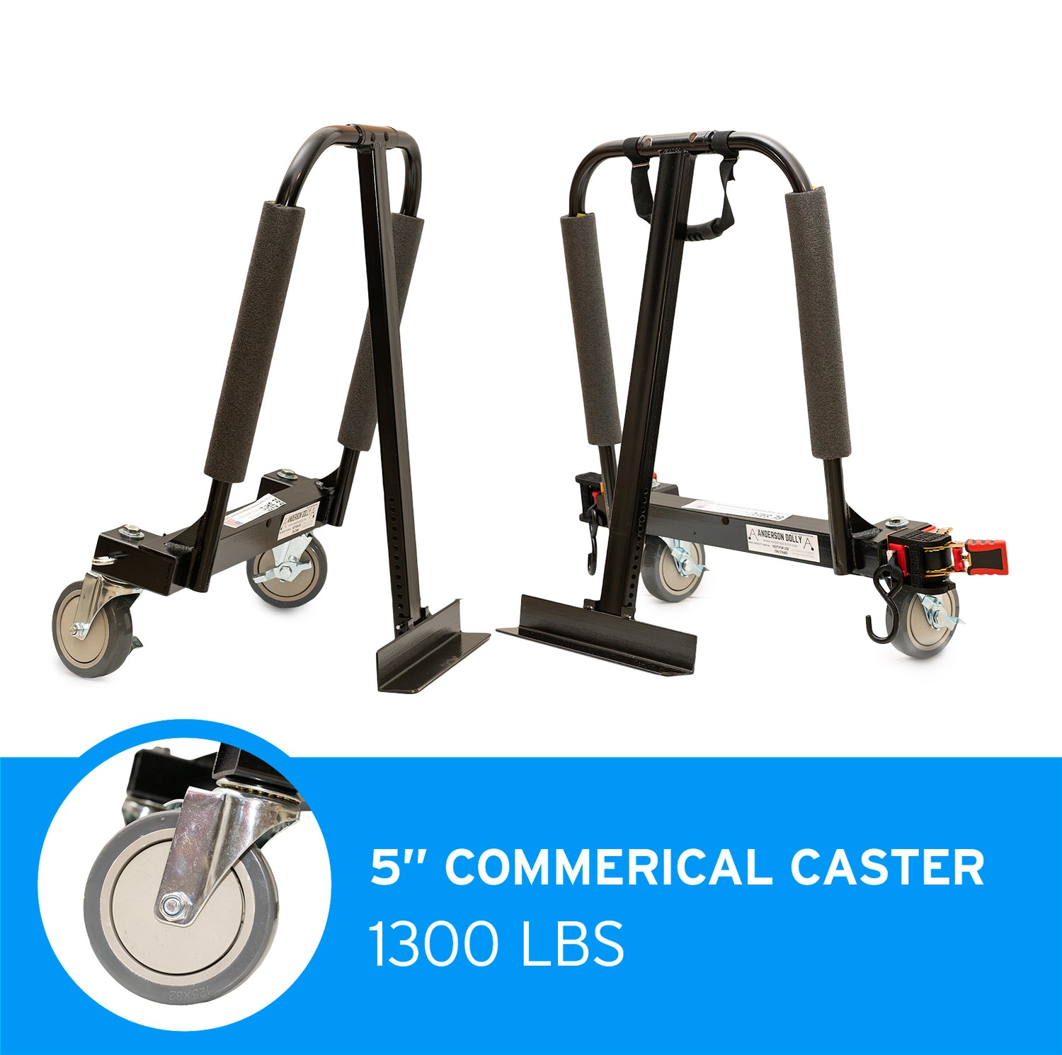 Anderson Dolly, Commercial Use - (5 inch Caster / 1,300 pound limit) Product Image