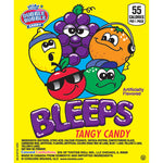 Bleeps Tangy Coated Candy 23 LB Product Display
