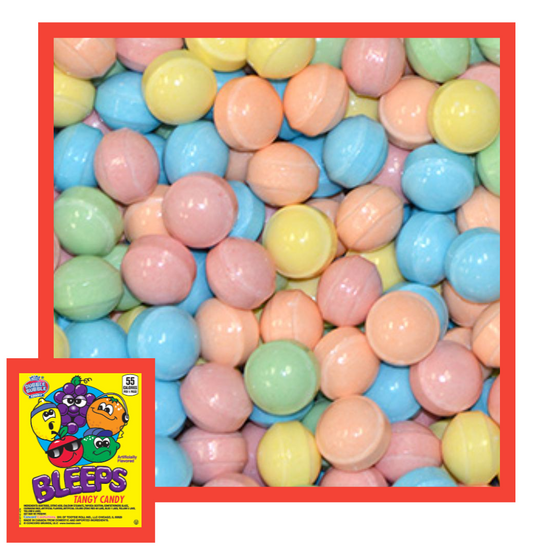 Bleeps Tangy Coated Candy 23 LB Product Image