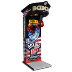 Boxer Punching Arcade Game Machine Left Side Angle Product Image