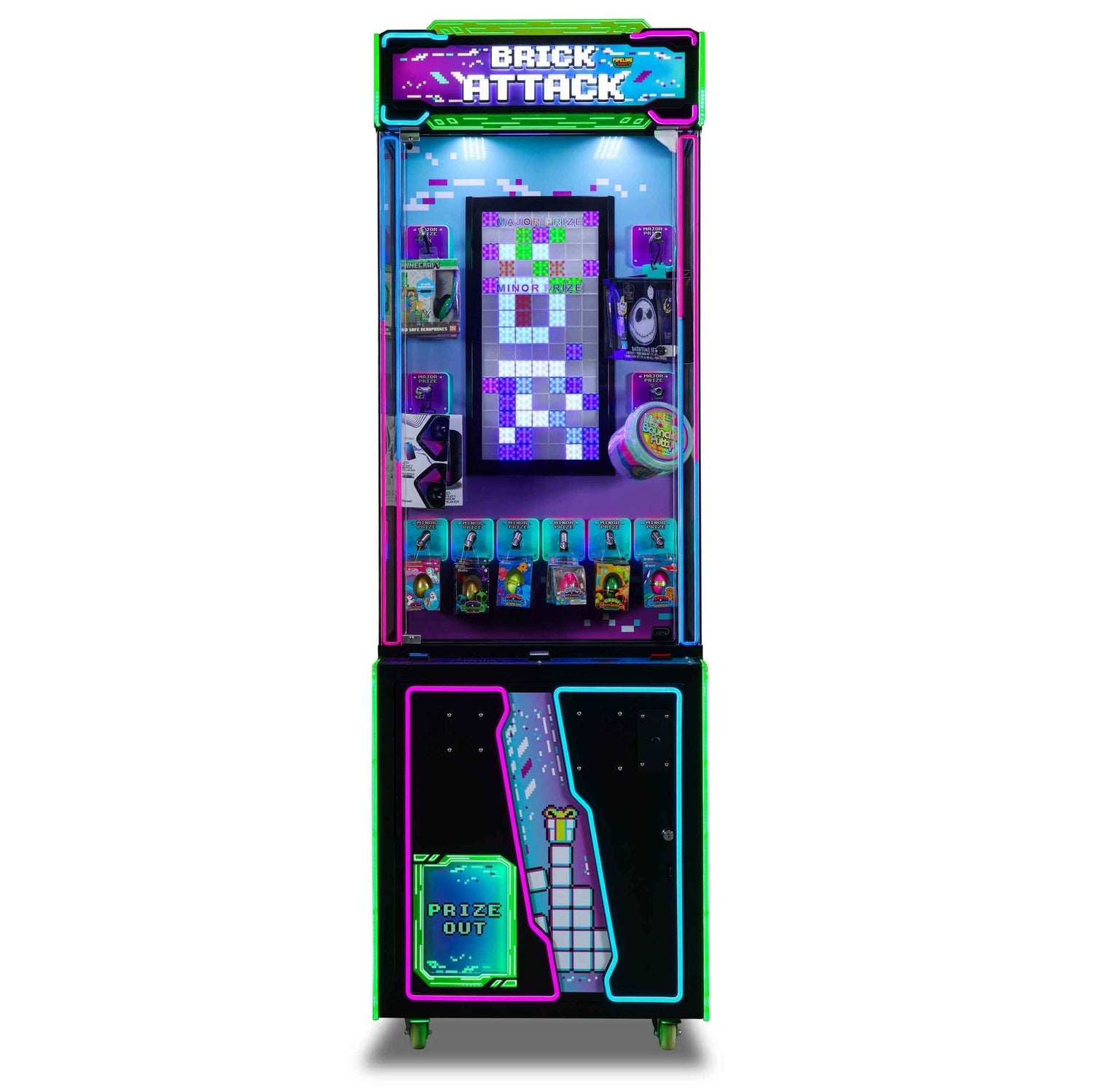Brick Attack 31" Arcade Game Machine Front Side Angle Product Image