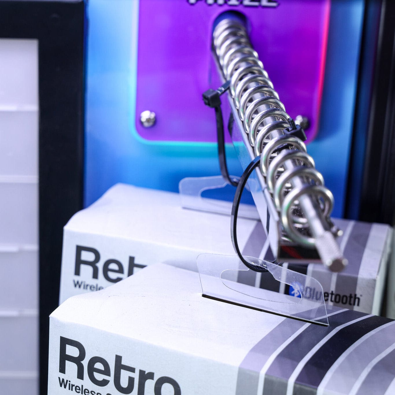 Brick Attack Mini 24" Arcade Game Machine Prizes  Close Up Product Image