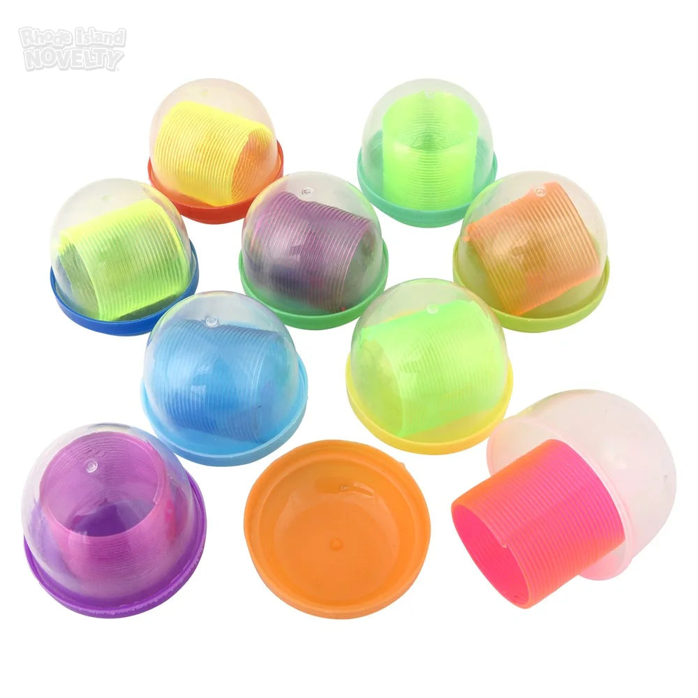 Mini Transparent Coil Springs 2" Capsules