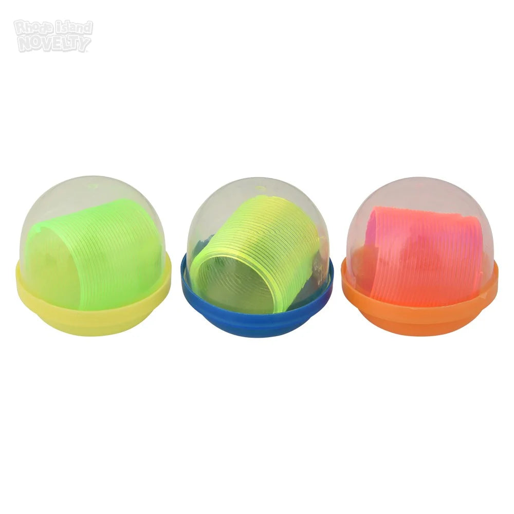 Mini Transparent Coil Springs 2" Capsules