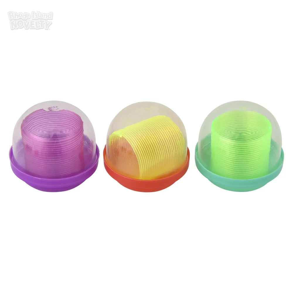 Mini Transparent Coil Springs 2" Capsules