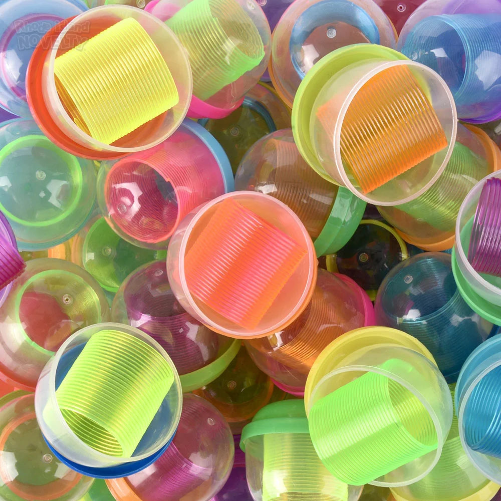 Mini Transparent Coil Springs 2" Capsules