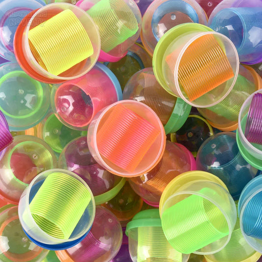 Mini Transparent Coil Springs 2" Capsules