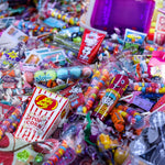 Candy Locker SE 24" Candy Crane Machine Candy Close Up