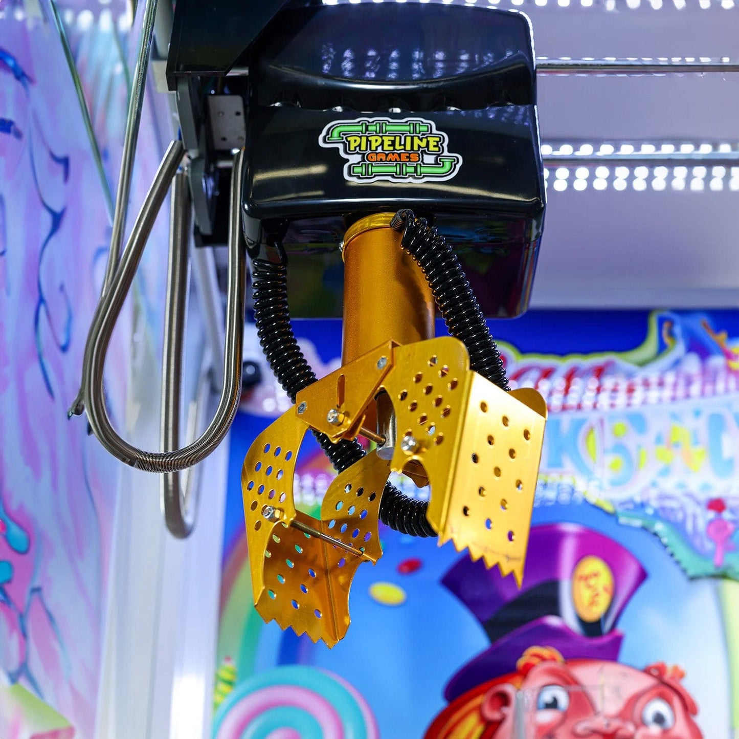 Candy Locker SE 24" Candy Crane Machine Crane Close Up