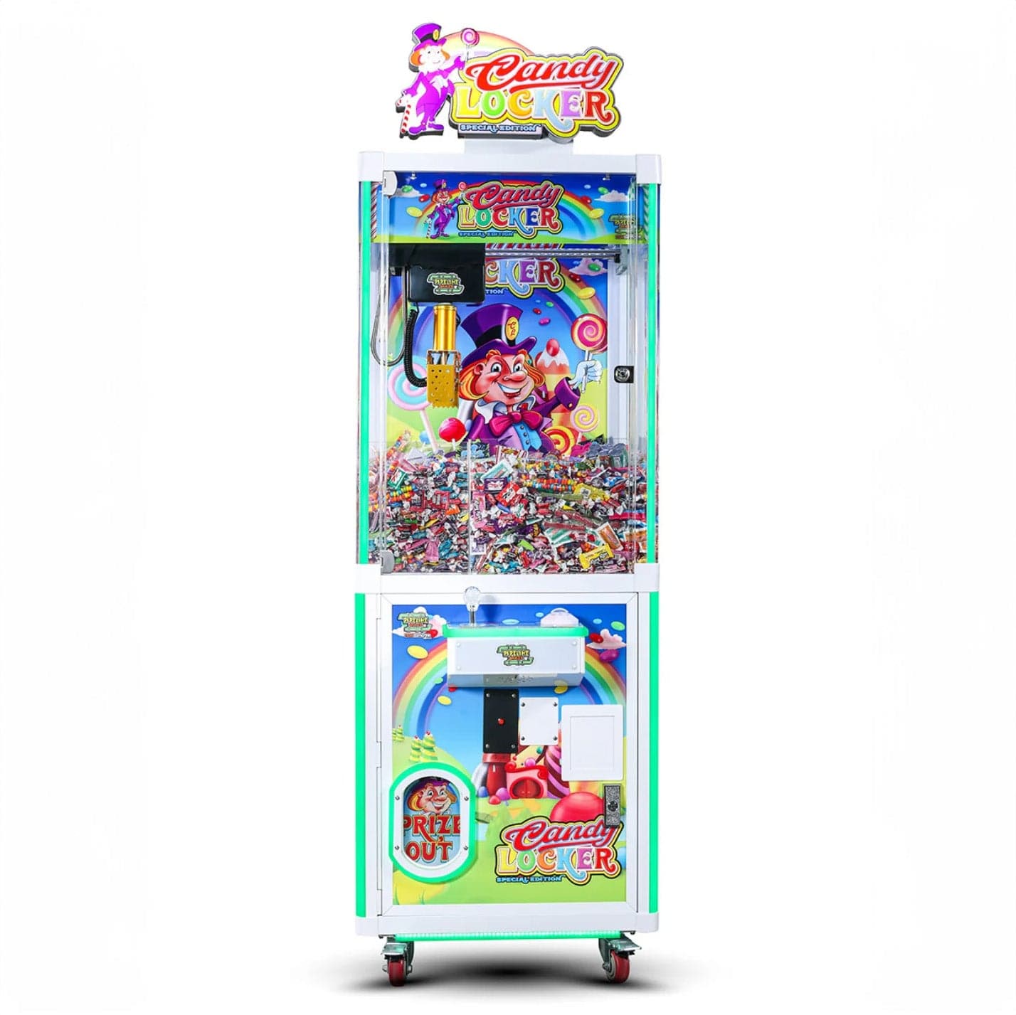Candy Locker SE 24" Candy Crane Machine Product Image Front Angle View