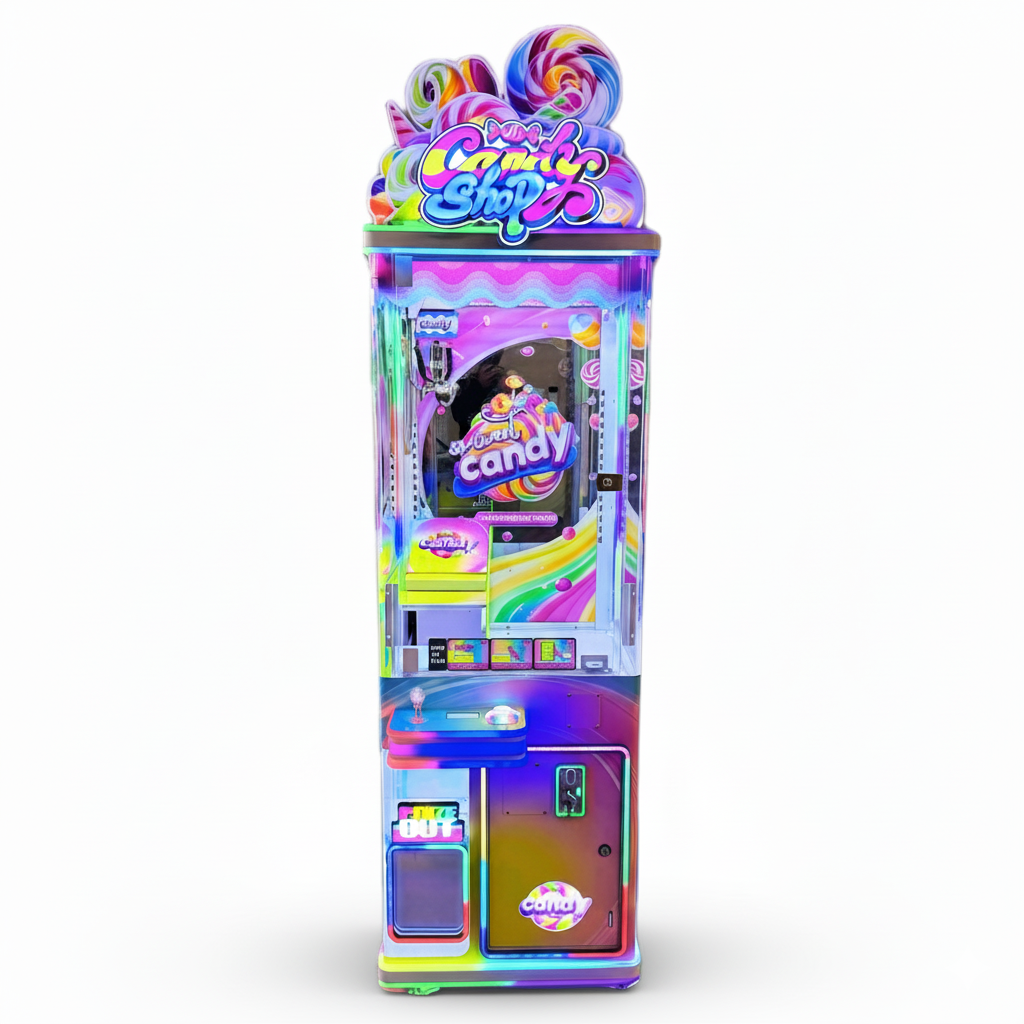 Candy Shop 25" Claw Crane Machine Product Image Front View 